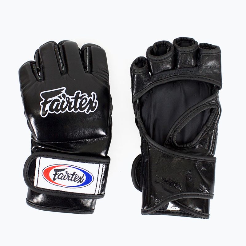 Fairtex "Open Thumb Loop" MMA kesztyű fekete