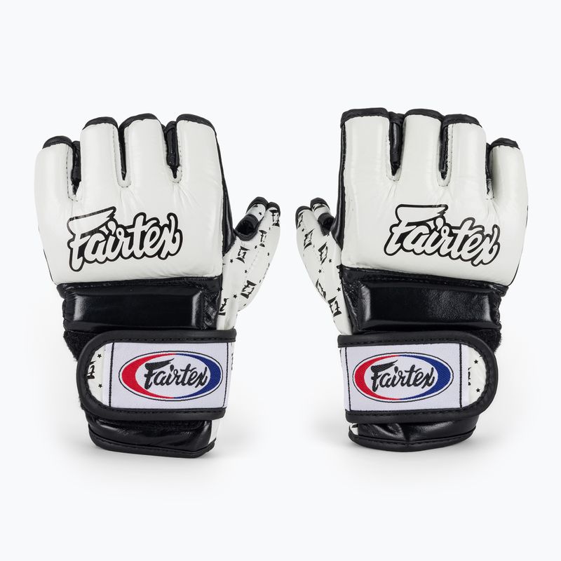 Fairtex Super Sparring grappling kesztyű fehér/fekete 2