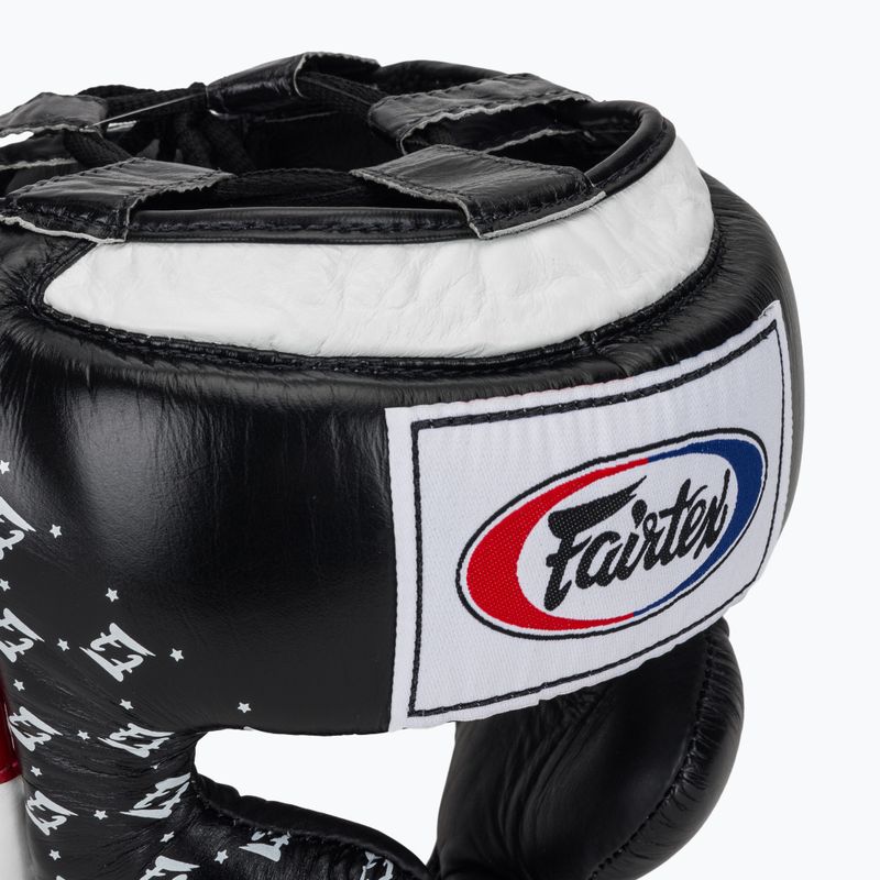 Box fejvédő Fairtex Super Sparring black/white 4