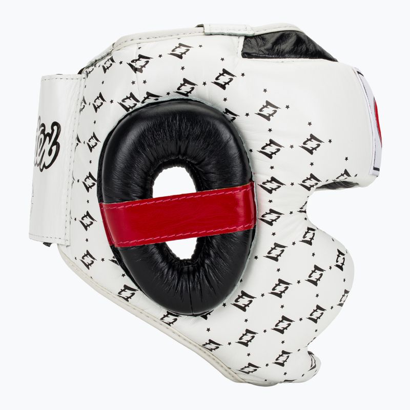 Box fejvédő Fairtex Super Sparring white/black 2