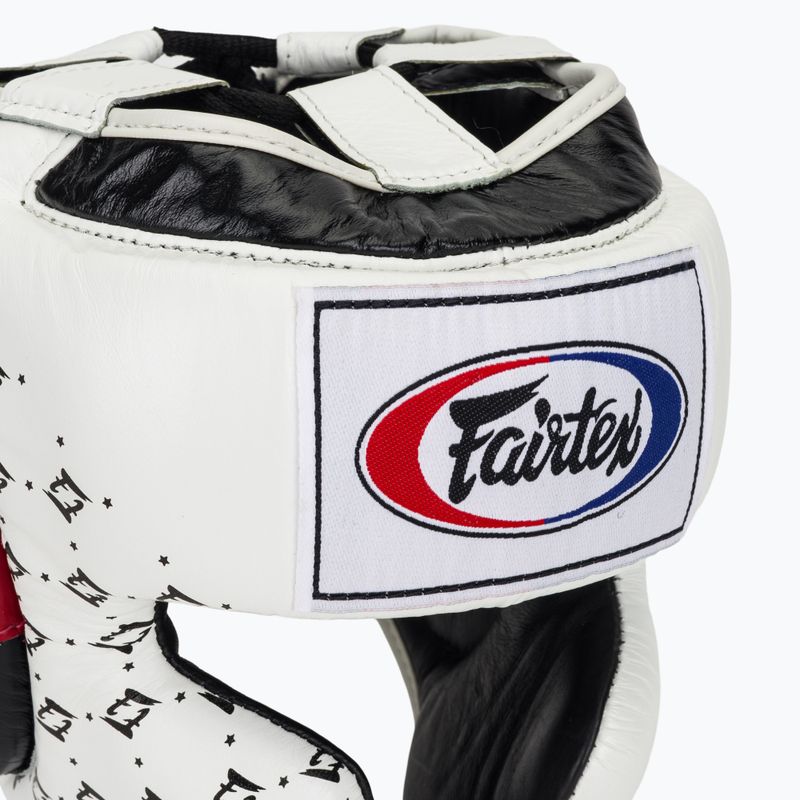 Box fejvédő Fairtex Super Sparring white/black 4