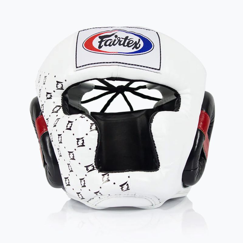 Box fejvédő Fairtex Super Sparring white/black