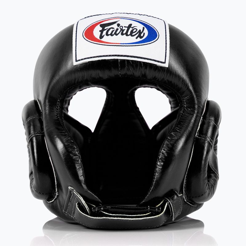 Fairtex Muay Thai verseny boksz sisak fekete