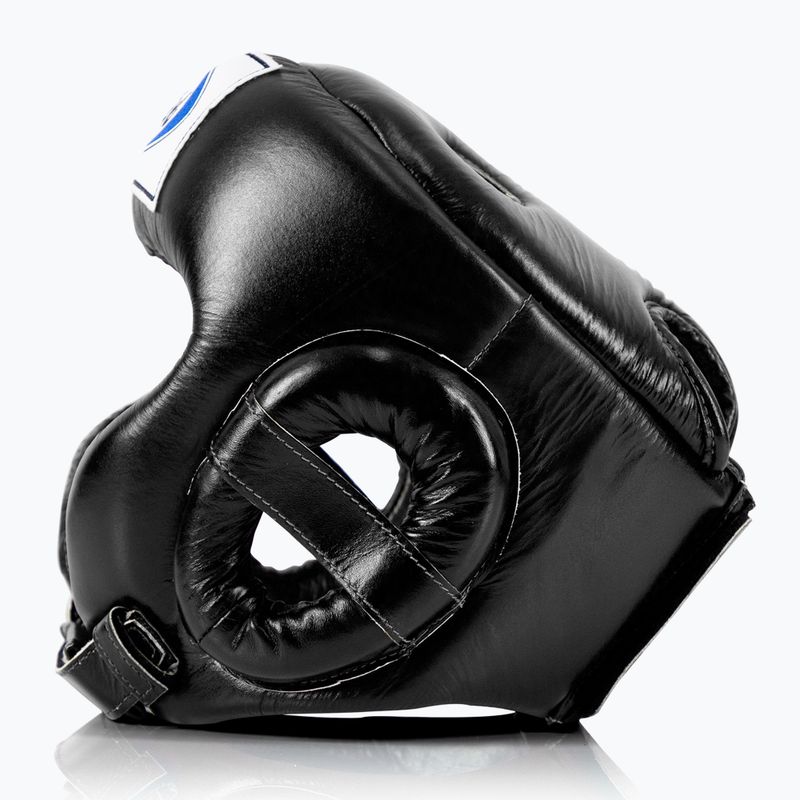 Fairtex Muay Thai verseny boksz sisak fekete 3