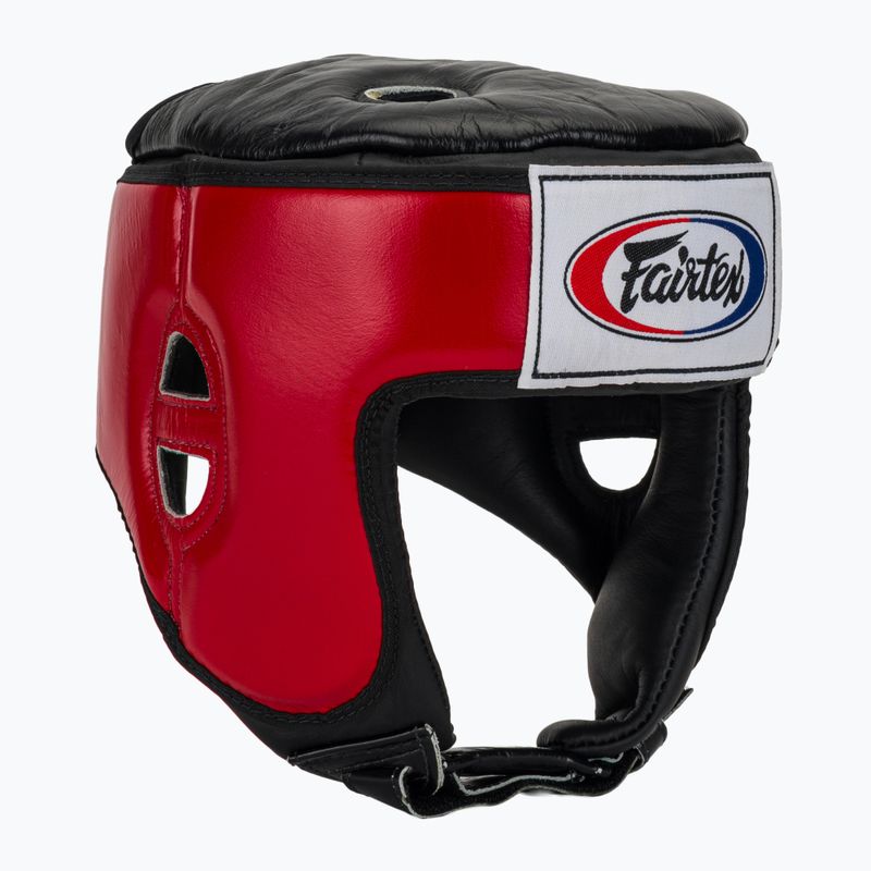 Sisak ochronny Fairtex Muay Thai & Kickboxing Competition red