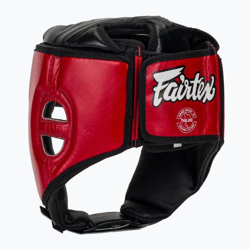 Sisak ochronny Fairtex Muay Thai & Kickboxing Competition red 3