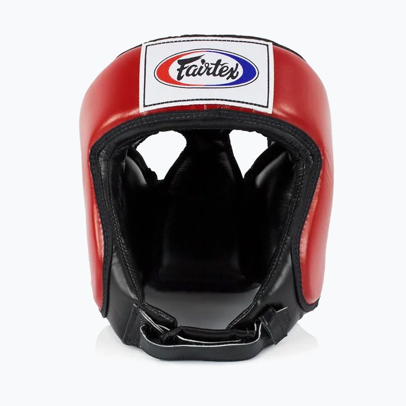 Sisak ochronny Fairtex Muay Thai & Kickboxing Competition red 2