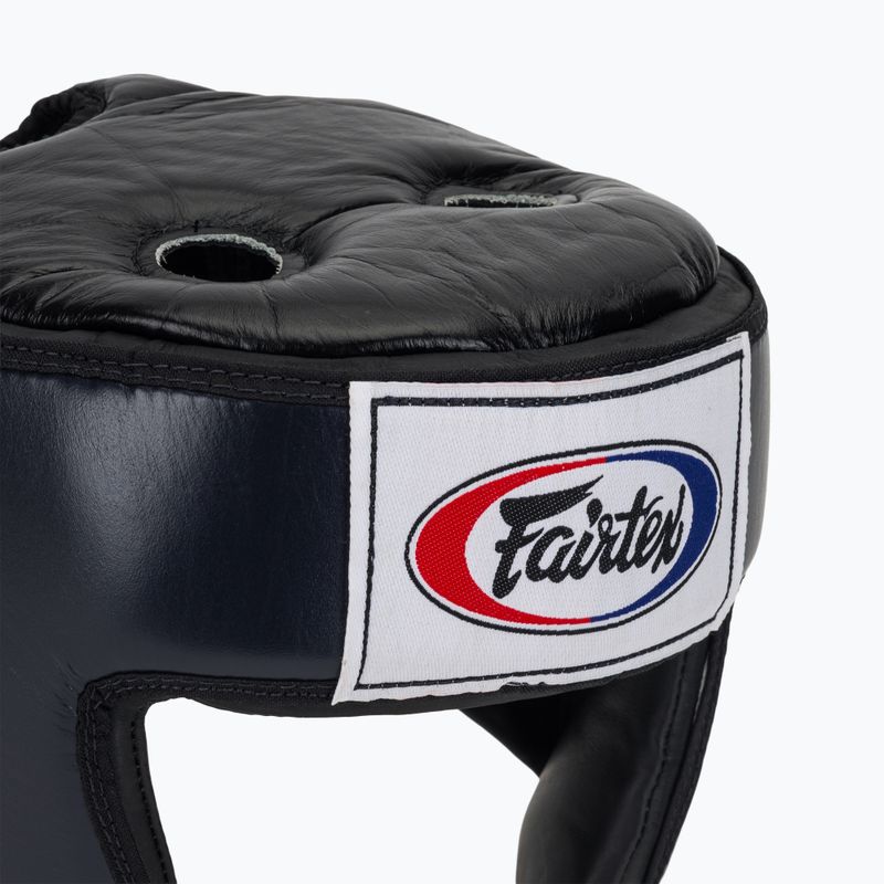 Sisak ochronny Fairtex Muay Thai & Kickboxing Competition blue 4
