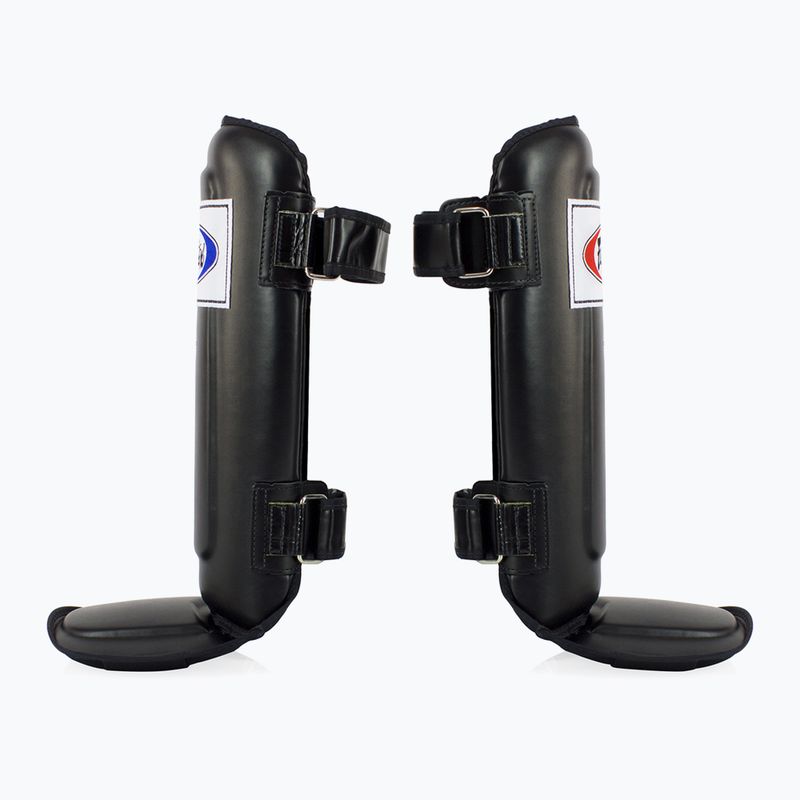 Fairtex In-Step dupla párnázott sípcsontvédő fekete 3