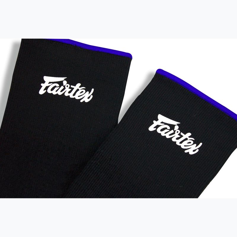 Fairtex Ankle Support boka protektorok fekete/kék 2