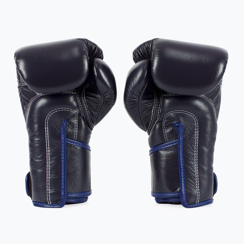 Fairtex stílusos szögletes sparring boxkesztyű - Locked Thumb kék 2