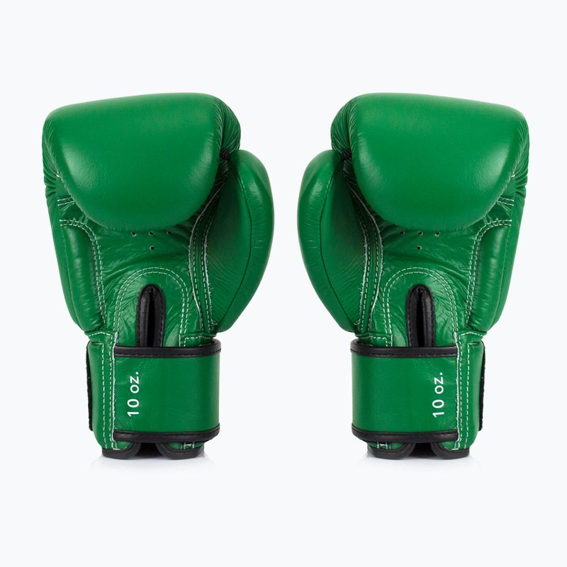 Boxkesztyű Fairtex Real Leather Boxing green 2