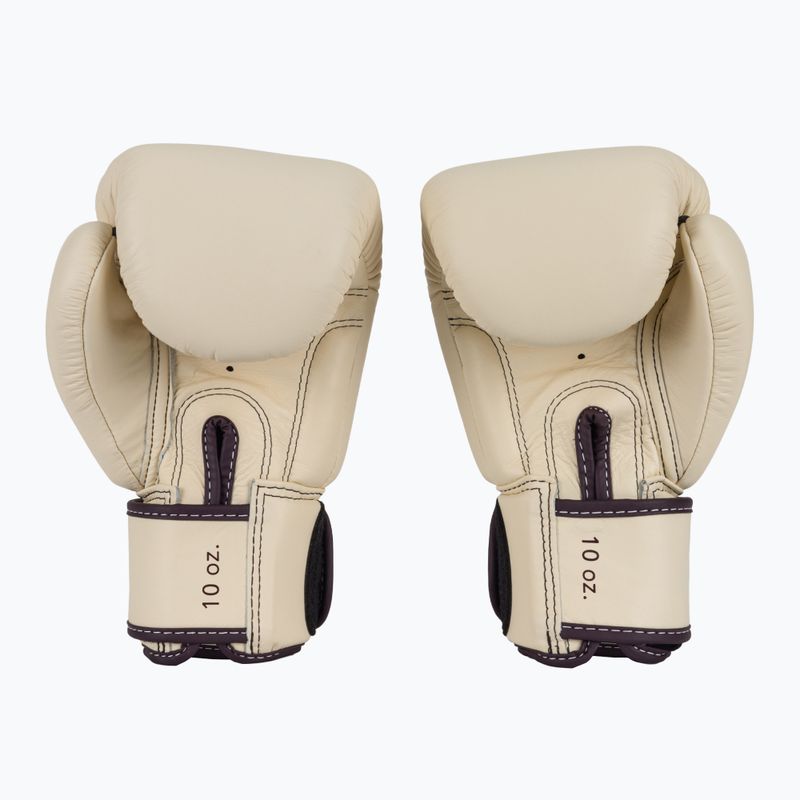 Boxkesztyű Fairtex Real Leather Boxing khaki 3