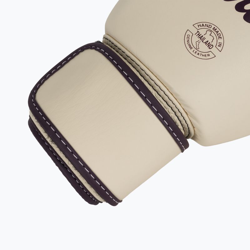 Boxkesztyű Fairtex Real Leather Boxing khaki 6