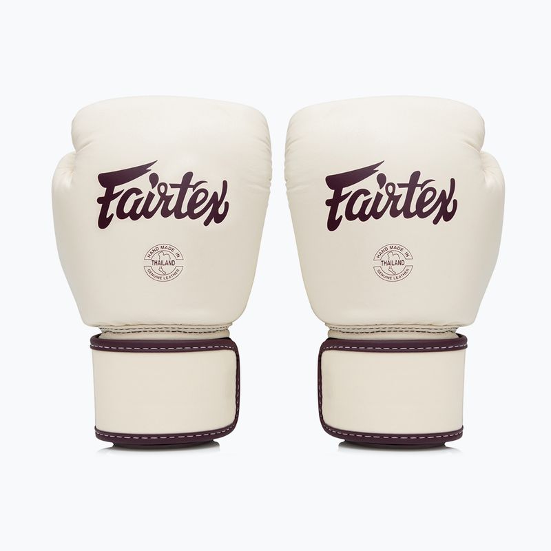Boxkesztyű Fairtex Real Leather Boxing khaki