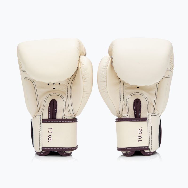 Boxkesztyű Fairtex Real Leather Boxing khaki 2