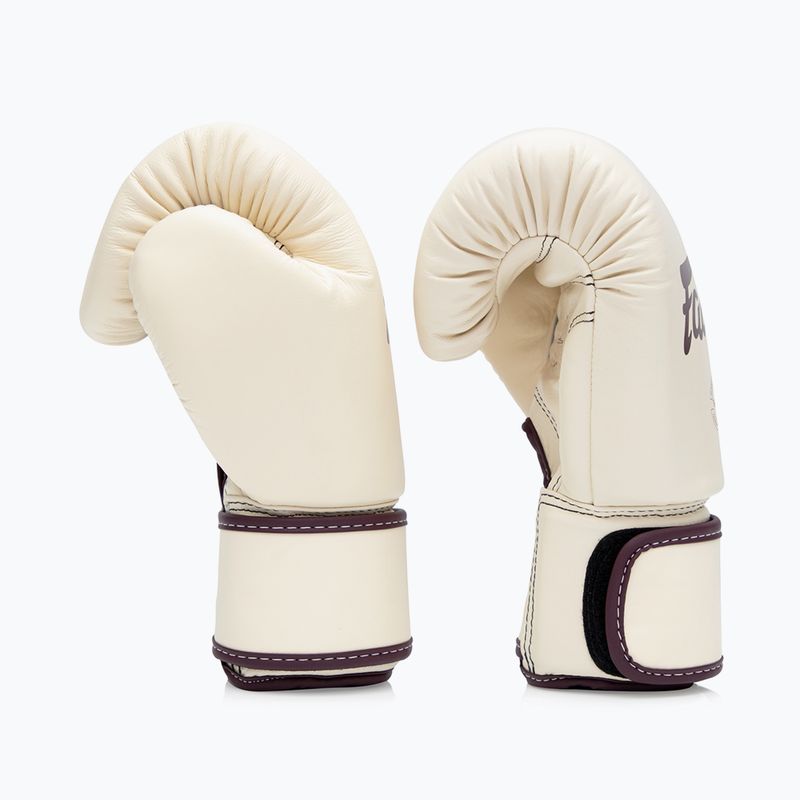 Boxkesztyű Fairtex Real Leather Boxing khaki 3