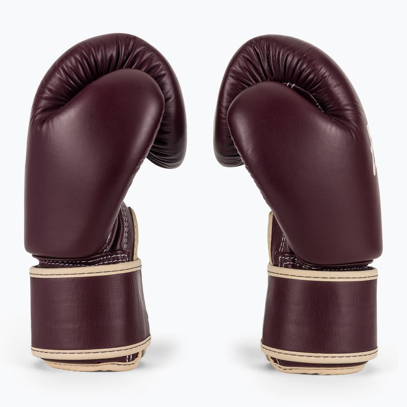 Boxkesztyű Fairtex Real Leather Boxing maroon 4