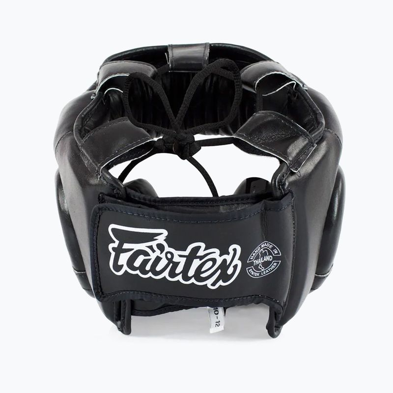 Box fejvédő dziecięcy Fairtex Headguard for Kids black 3