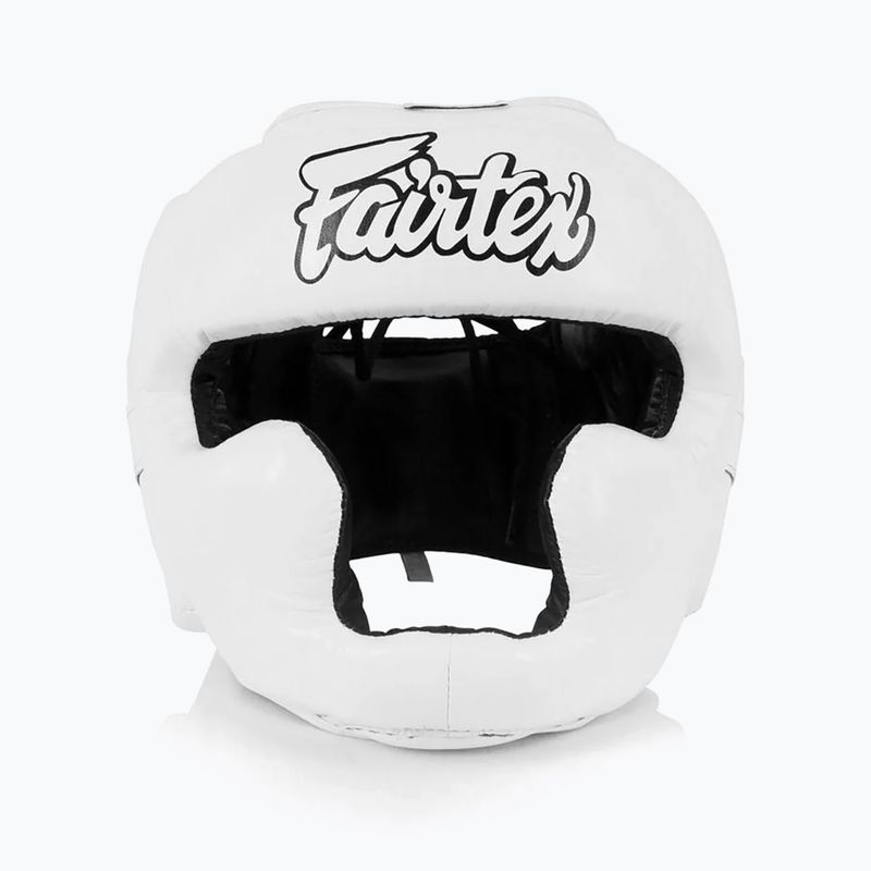 Box fejvédő dziecięcy Fairtex Headguard for Kids white 2