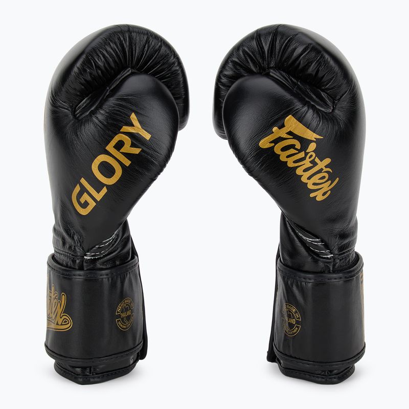 Boxkesztyű Fairtex Glory Competition Lace Velcro black 4