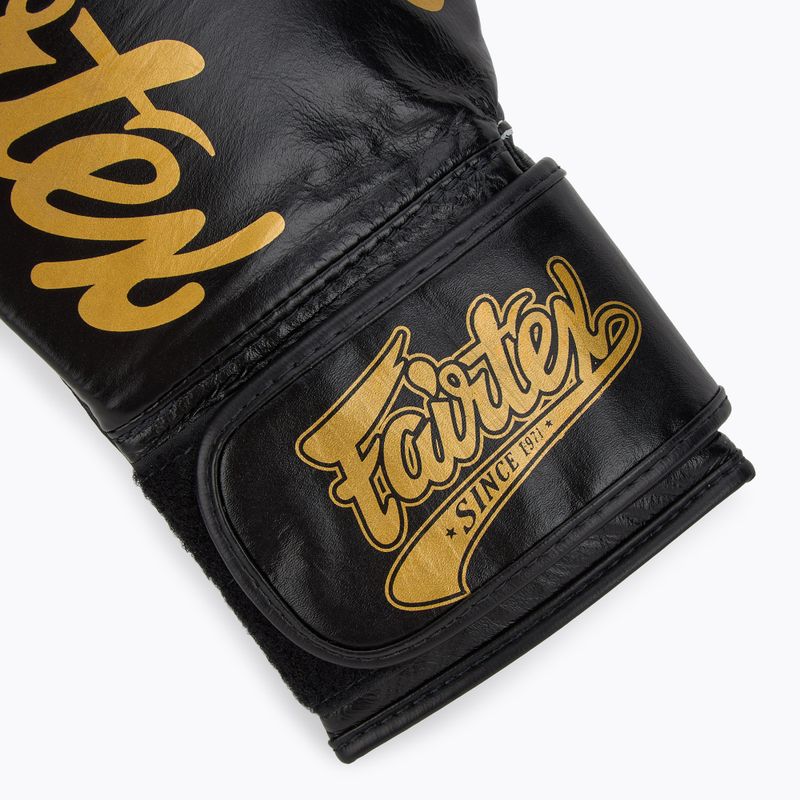 Boxkesztyű Fairtex Glory Competition Lace Velcro black 6