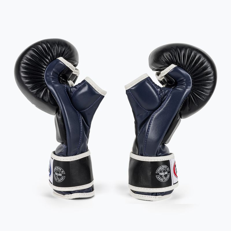 Fairtex Super Sparring Grappling kesztyű fekete/kék 4