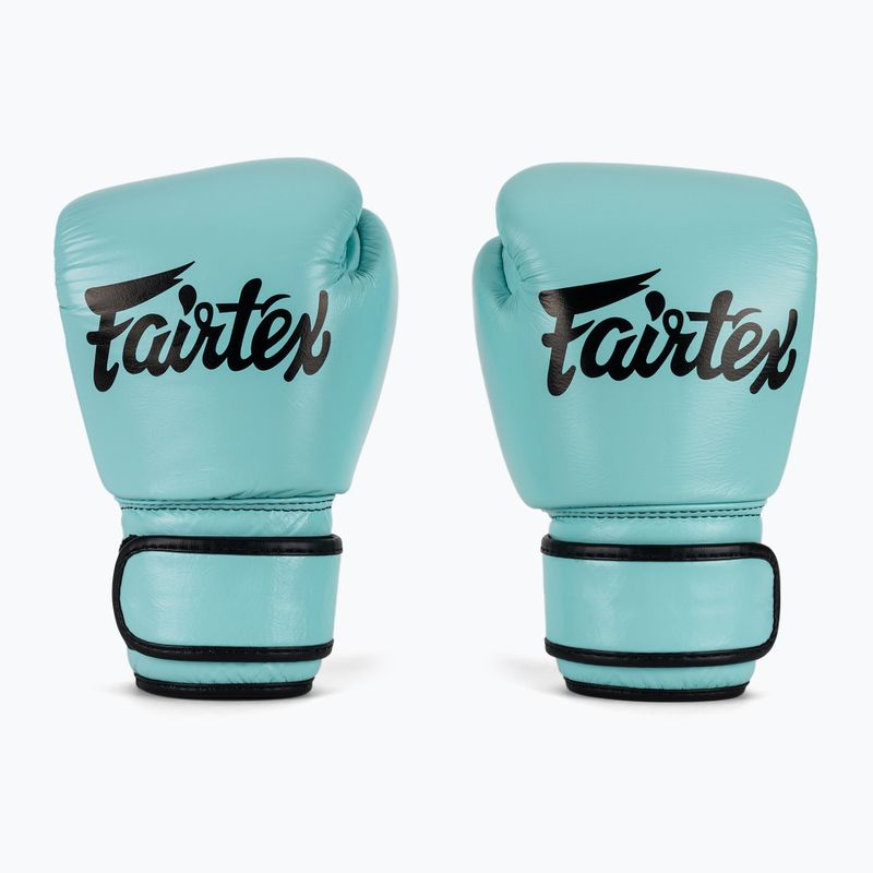 Boxkesztyű Fairtex Genuine Leather Boxing blue 2