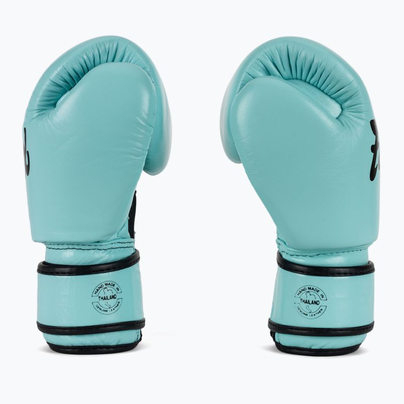 Boxkesztyű Fairtex Genuine Leather Boxing blue 4