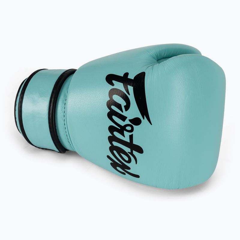 Boxkesztyű Fairtex Genuine Leather Boxing blue 5