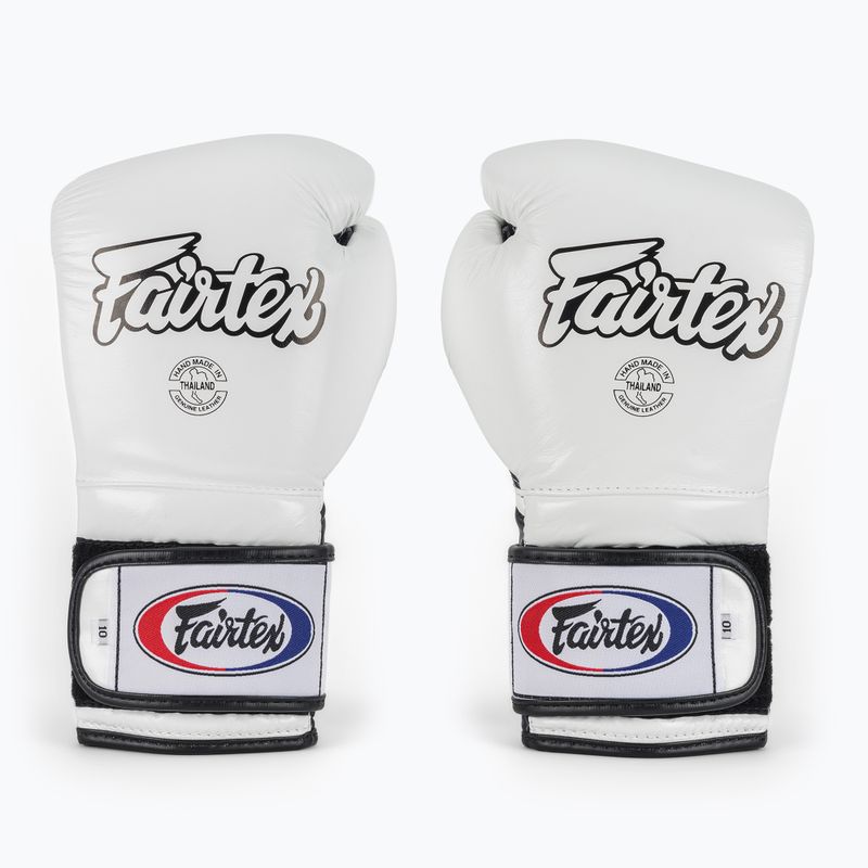 Boxkesztyű Fairtex Heavy Hitter's Mexican Style white/blue 2