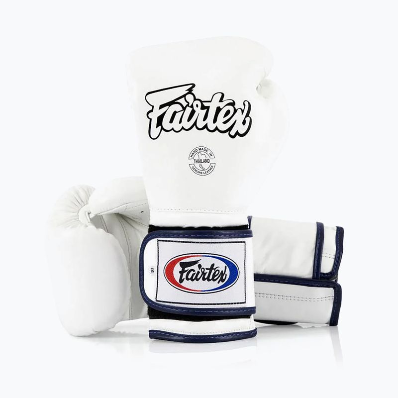 Boxkesztyű Fairtex Heavy Hitter's Mexican Style white/blue 4