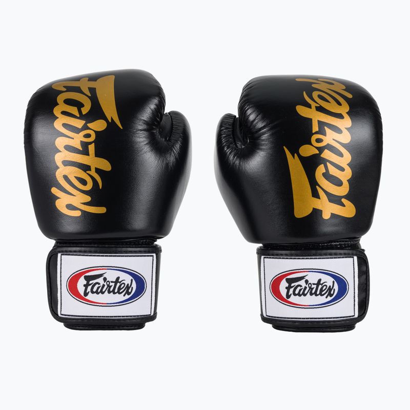 Boxkesztyű Fairtex Deluxe Tight-Fit black 2