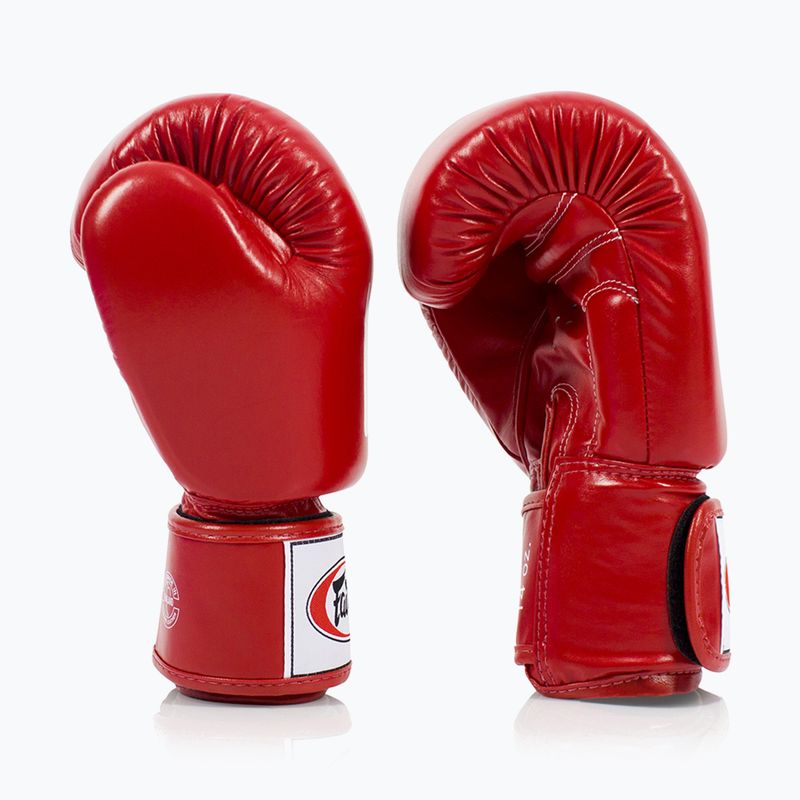 Boxkesztyű Fairtex Deluxe Tight-Fit red 3