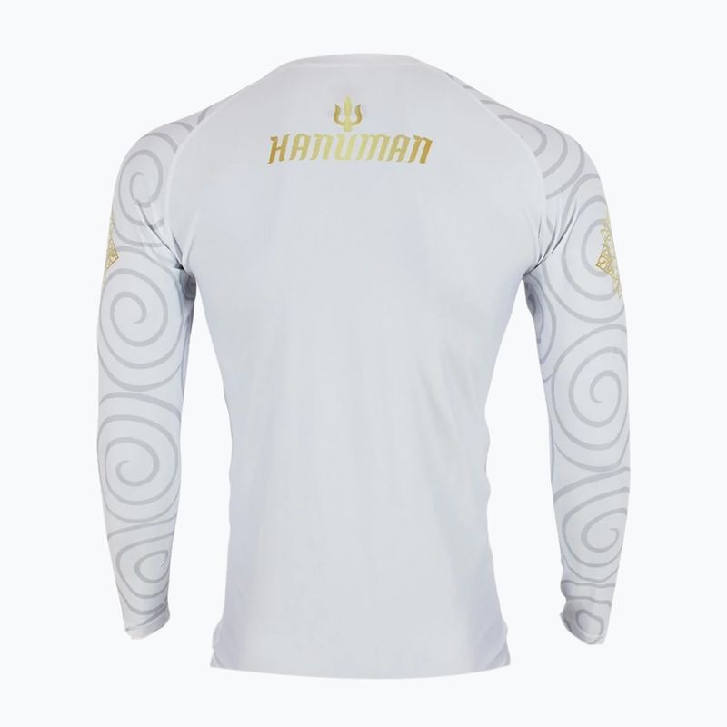 Férfi hosszú ujjú rashguard Fairtex Hanuman Pro white 2