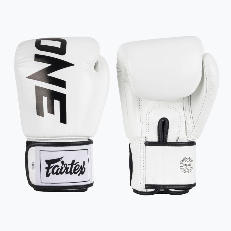 Boxkesztyű Fairtex ONE X Fairtex Boxing white