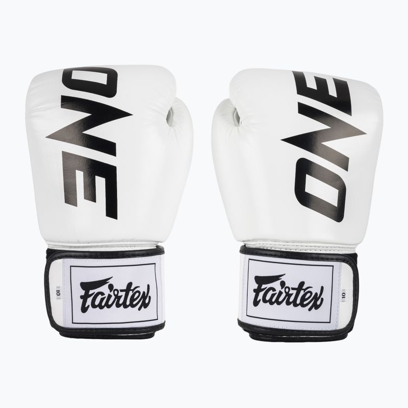 Boxkesztyű Fairtex ONE X Fairtex Boxing white 2