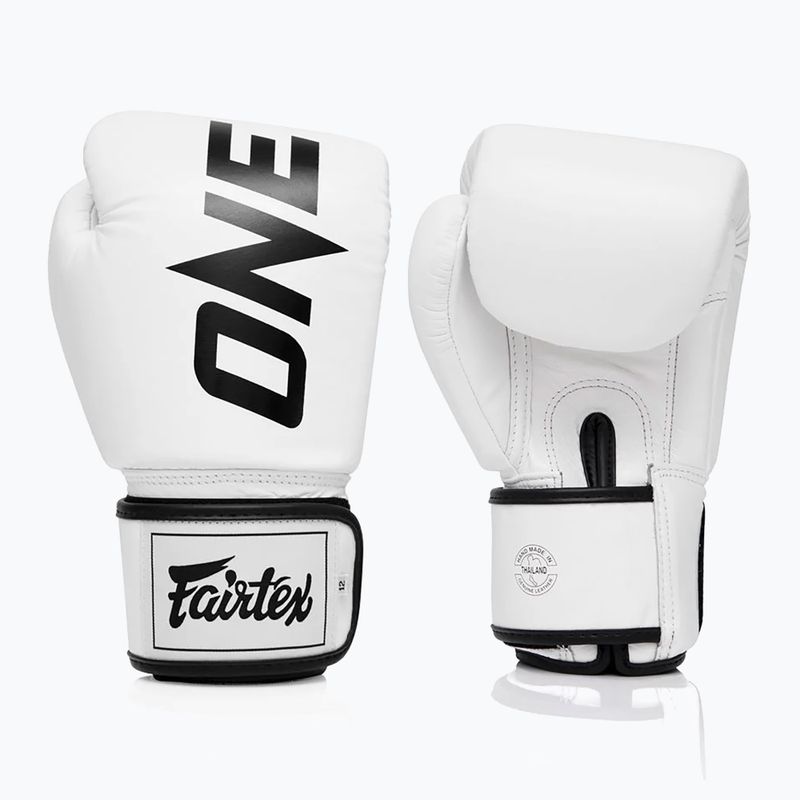 Boxkesztyű Fairtex ONE X Fairtex Boxing white