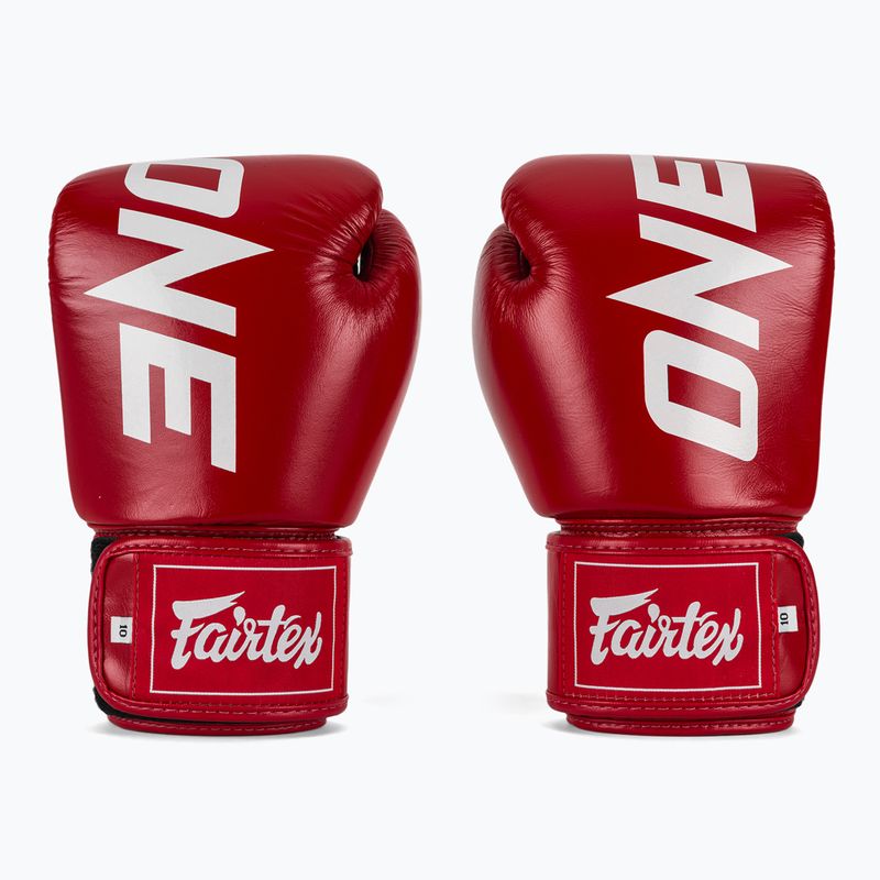 Boxkesztyű Fairtex ONE X Fairtex Boxing red 2