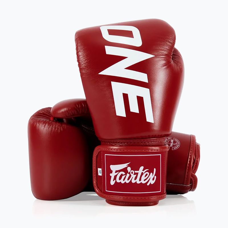 Boxkesztyű Fairtex ONE X Fairtex Boxing red 4