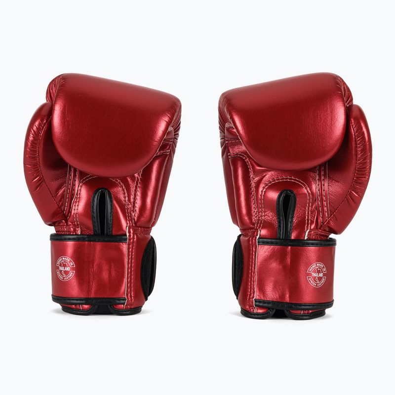Boxkesztyű Fairtex Metallic Boxing red 3