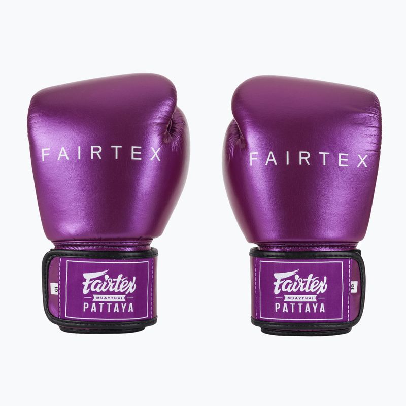 Boxkesztyű Fairtex Metallic Boxing purple 2