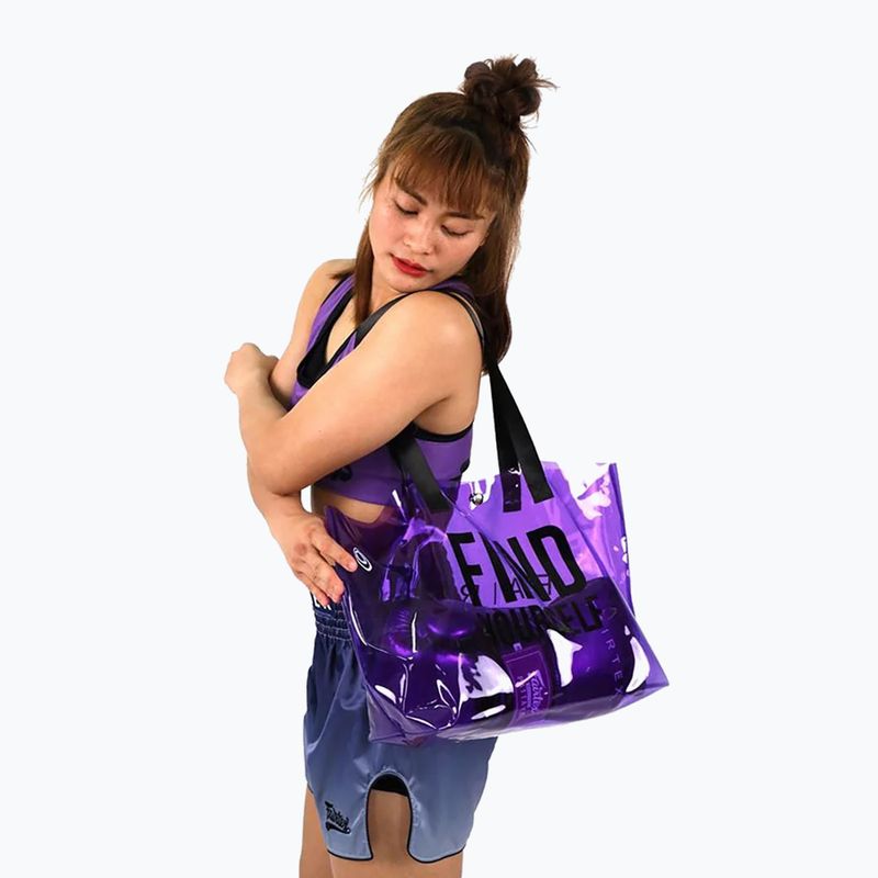 Boxkesztyű Fairtex Metallic Boxing purple 6