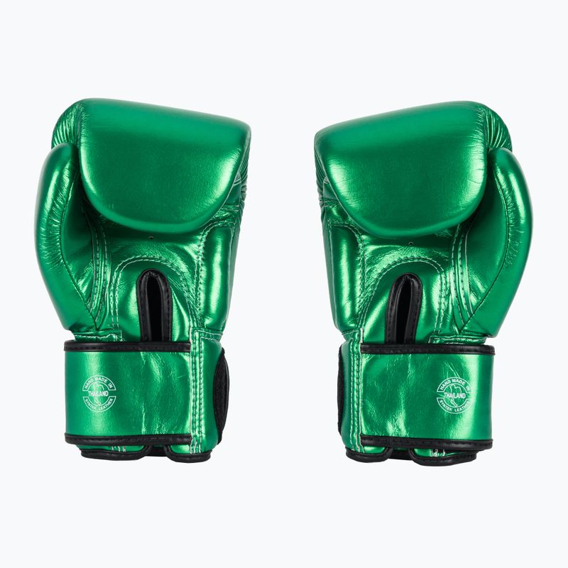 Boxkesztyű Fairtex Metallic Boxing green 3