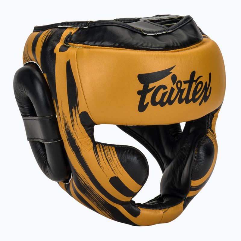 Fairtex mikroszálas fejvédő bokszsisak arany