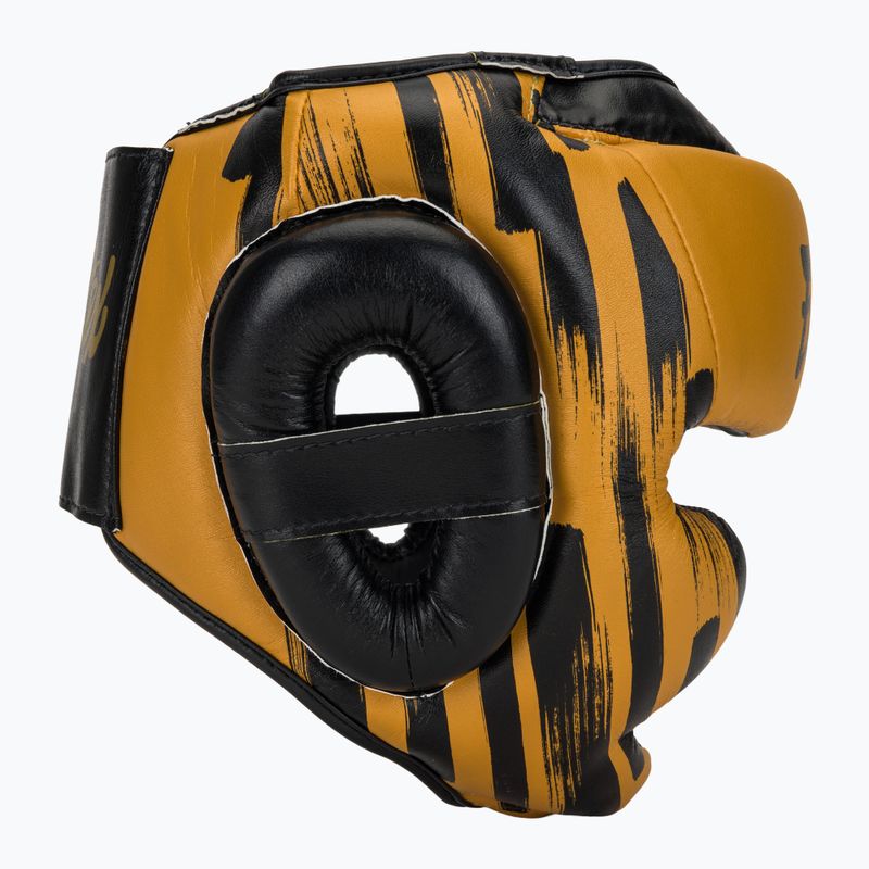 Fairtex mikroszálas fejvédő bokszsisak arany 2