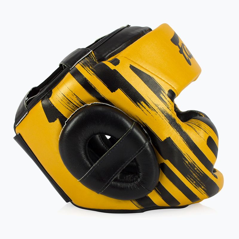 Fairtex mikroszálas fejvédő bokszsisak arany 3