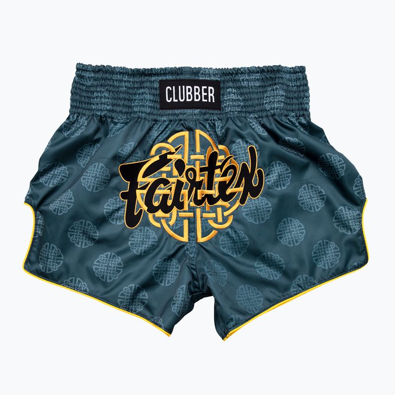 Fairtex Muay Thai edzőnadrág BS1915 'Clubber' csendes-óceáni zöld