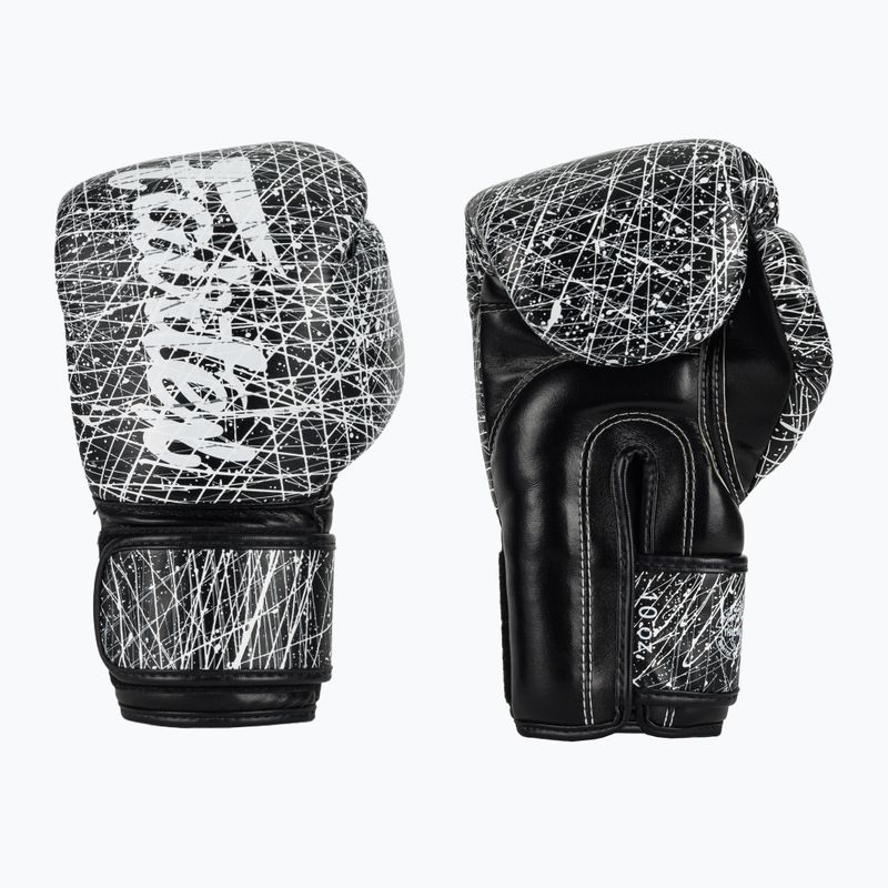 Rękawice boskerskie Fairtex Microfiber Art Collections Painter black/white