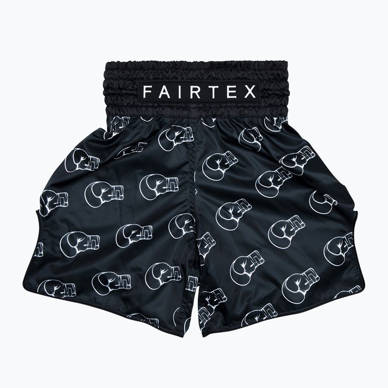 Fairtex Boxing Trunks rövidnadrág BT2006 'Motif' fekete